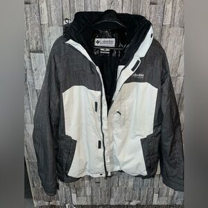 Columbia Titanium  Men's Black and White Winter Jacket